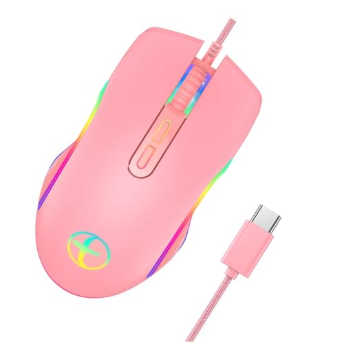GAROZATION USB kabelgebundenes Gaming Notebook-Computer SSD-Laptop geführtes Spielen Laptop-Computer LED RGB Plug and Shine tastenficker gameing Mouse nähgarn pink Wired Mouse Abs Rosa GAROZATION USB kabelgebundenes Gaming Notebook-Computer SSD-Laptop geführtes Spielen Laptop-Computer LED RGB Plug and Shine tastenficker gameing Mouse nähgarn pink Wired Mouse Abs Rosa von GAROZATION