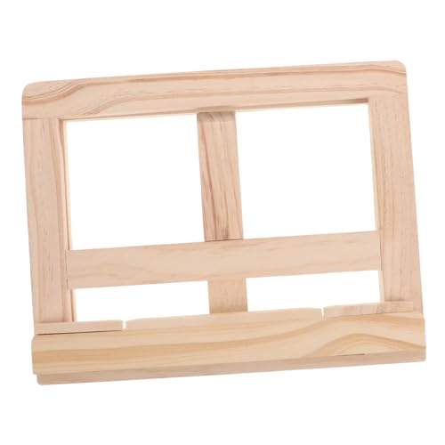 GAROZATION Verstellbarer Holz-laptopständer mit Belüftung zur Effektiven Kühlung Faltbarer Ergonomischer Buchhalter für Tablets Kochbücher Notebooks Platzsparend Komfortabel für Schreibtisch GAROZATION Verstellbarer Holz-laptopständer mit Belüftung zur Effektiven Kühlung Faltbarer Ergonomischer Buchhalter für Tablets Kochbücher Notebooks Platzsparend Komfortabel für Schreibtisch von GAROZATION