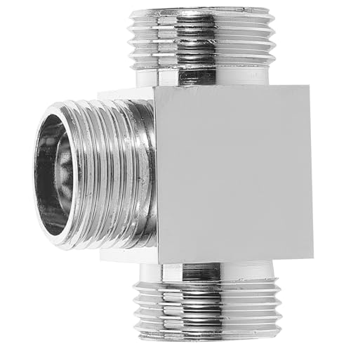 GAROZATION Wasserhahn-schlauchverteiler Kupfer-umschaltventil Rohradapter Für Waschmaschine Und Dusche Effizienter Anschluss An Zwei Wasserhähne Gleichzeitig von GAROZATION