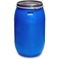 Garronda 220 Liter Regentonne mit Deckel Weithalsfass aus HDPE Regenfass für Garten Fass 220l Regenwassertonne Futtertonne Wasserbehälter von GARRONDA