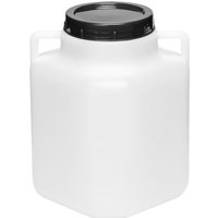 Garronda 5 Liter BPA-freies quadratisches Fass und Futtertonne Weithalsfass Wassertank und Behälter mit Deckel für Sauerkraut sowie Surfass Pökelfass von GARRONDA