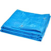 Garronda Abdeckplane wasserdicht mit Ösen 5x8 m 60 g/m² leichte Gewebeplane flexibel abwaschbar PP Tarpaulin für Garten & Staubschutz GD-0162 Blau Garronda Abdeckplane wasserdicht mit Ösen 5x8 m 60 g/m² leichte Gewebeplane flexibel abwaschbar PP Tarpaulin für Garten & Staubschutz GD-0162 Blau von GARRONDA