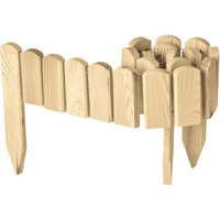 Garronda Beeteinfassung Holz Rollzaun Holzzaun 10 cm x 100 cm imprägniert Flexibler Rollborder Rasenkante Palisade Gartenzaun Umzäunung für Garten Garronda Beeteinfassung Holz Rollzaun Holzzaun 10 cm x 100 cm imprägniert Flexibler Rollborder Rasenkante Palisade Gartenzaun Umzäunung für Garten von GARRONDA