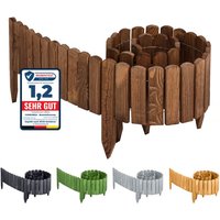 Garronda Beeteinfassung Holz Rollzaun Holzzaun 200 x 10 cm imprägniert Flexibler Rollborder Rasenkante Palisade Gartenzaun Umzäunung für Garten Garronda Beeteinfassung Holz Rollzaun Holzzaun 200 x 10 cm imprägniert Flexibler Rollborder Rasenkante Palisade Gartenzaun Umzäunung für Garten von GARRONDA