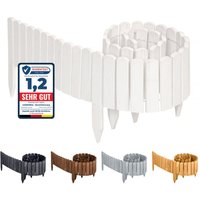 Garronda Beeteinfassung Holz Rollzaun Holzzaun 200 x 20 cm imprägniert Flexibler Rollborder Rasenkante Palisade Gartenzaun Umzäunung für Garten Garronda Beeteinfassung Holz Rollzaun Holzzaun 200 x 20 cm imprägniert Flexibler Rollborder Rasenkante Palisade Gartenzaun Umzäunung für Garten von GARRONDA