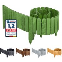 Garronda Beeteinfassung Holz Rollzaun Holzzaun 200 x 8 cm imprägniert Flexibler Rollborder Rasenkante Palisade Gartenzaun Umzäunung für Garten Garronda Beeteinfassung Holz Rollzaun Holzzaun 200 x 8 cm imprägniert Flexibler Rollborder Rasenkante Palisade Gartenzaun Umzäunung für Garten von GARRONDA