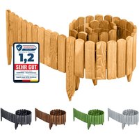 Garronda Beeteinfassung Holz Rollzaun Holzzaun 200 x 8 cm imprägniert Flexibler Rollborder Rasenkante Palisade Gartenzaun Umzäunung für Garten Garronda Beeteinfassung Holz Rollzaun Holzzaun 200 x 8 cm imprägniert Flexibler Rollborder Rasenkante Palisade Gartenzaun Umzäunung für Garten von GARRONDA