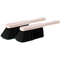Garronda Besen mit kurzem Holz Griff und Synthetisch Borstenfaser 2er Pack Handfeger für den Frühjahrsputzen Garten Zimmerbesen nach Hause Kehrbesen Garronda Besen mit kurzem Holz Griff und Synthetisch Borstenfaser 2er Pack Handfeger für den Frühjahrsputzen Garten Zimmerbesen nach Hause Kehrbesen von GARRONDA