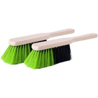 Garronda Besen mit kurzem Holz Griff und Synthetisch Borstenfaser 2er Pack Handfeger für den Frühjahrsputzen Garten Zimmerbesen nach Hause Kehrbesen Garronda Besen mit kurzem Holz Griff und Synthetisch Borstenfaser 2er Pack Handfeger für den Frühjahrsputzen Garten Zimmerbesen nach Hause Kehrbesen von GARRONDA