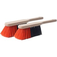 Garronda Besen mit kurzem Holz Griff und Synthetisch Borstenfaser 2er Pack Handfeger für den Frühjahrsputzen Garten Zimmerbesen nach Hause Kehrbesen Garronda Besen mit kurzem Holz Griff und Synthetisch Borstenfaser 2er Pack Handfeger für den Frühjahrsputzen Garten Zimmerbesen nach Hause Kehrbesen von GARRONDA