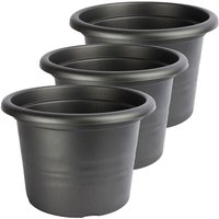 Garronda Blumentopf Set Dreier Pack Pflanzentopf rund aus Kunststoff für Blumen und andere Pflanzen Blumentöpfe Plastik GD-0022 GD-0022 (3 Stück Garronda Blumentopf Set Dreier Pack Pflanzentopf rund aus Kunststoff für Blumen und andere Pflanzen Blumentöpfe Plastik GD-0022 GD-0022 (3 Stück von GARRONDA
