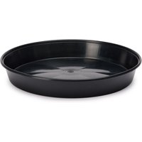 Garronda Blumentopf Untersetzer GD-0026 (Schwarz, ⌀ 24cm H 3cm) von GARRONDA