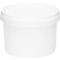 Garronda Eimer mit Deckel 0,5 L für die Lagerung von Lebensmittel- und Chemischen Produkten 1 Stück Weiß GD-0071 Garronda Eimer mit Deckel 0,5 L für die Lagerung von Lebensmittel- und Chemischen Produkten 1 Stück Weiß GD-0071 von GARRONDA