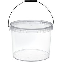 Garronda Eimer mit Deckel 10 L für die Lagerung von Lebensmittel- und Chemischen Produkten 5 Stück Transparent GD-0072 Garronda Eimer mit Deckel 10 L für die Lagerung von Lebensmittel- und Chemischen Produkten 5 Stück Transparent GD-0072 von GARRONDA