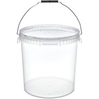 Garronda Eimer mit Deckel 20 L für die Lagerung von Lebensmittel- und Chemischen Produkten 1 Stück Transparent GD-0072 Garronda Eimer mit Deckel 20 L für die Lagerung von Lebensmittel- und Chemischen Produkten 1 Stück Transparent GD-0072 von GARRONDA