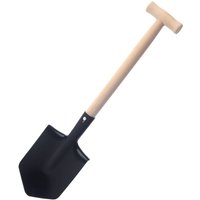 Garronda Garronda Spaten Garten nützliches Garten Zubehör für Pflanzen und Gartenarbeit Länge: 62 cm GD-0001 (Schaufel aus Metall mit Holzstiel) von GARRONDA