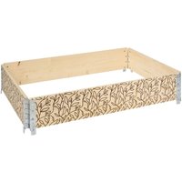 Garronda Holzaufsatzrahmen mit Print – Hochbeete für Pflanzen Blumen Kräuter Obst und Gemüse Aufbewahrungskiste aus Holz mit dekorativem Druck Garronda Holzaufsatzrahmen mit Print – Hochbeete für Pflanzen Blumen Kräuter Obst und Gemüse Aufbewahrungskiste aus Holz mit dekorativem Druck von GARRONDA