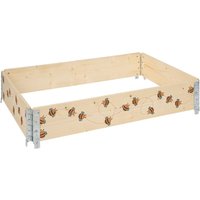 Garronda Holzaufsatzrahmen mit Print – Hochbeete für Pflanzen Blumen Kräuter Obst und Gemüse Aufbewahrungskiste aus Holz mit dekorativem Druck Garronda Holzaufsatzrahmen mit Print – Hochbeete für Pflanzen Blumen Kräuter Obst und Gemüse Aufbewahrungskiste aus Holz mit dekorativem Druck von GARRONDA