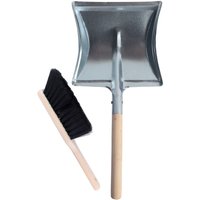 Garronda Kehrschaufel Set Kehrgarnitur aus Metall und Synthetik Handfeger mit kurzem Griff Kehrblech Kehrbesen für Haushalt nützliches Set Handfeger Garronda Kehrschaufel Set Kehrgarnitur aus Metall und Synthetik Handfeger mit kurzem Griff Kehrblech Kehrbesen für Haushalt nützliches Set Handfeger von GARRONDA