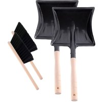 Garronda Kehrschaufel Set Kehrgarnitur aus Metall und Synthetik Handfeger mit kurzem Griff Kehrblech Kehrbesen für Haushalt nützliches Set Handfeger Garronda Kehrschaufel Set Kehrgarnitur aus Metall und Synthetik Handfeger mit kurzem Griff Kehrblech Kehrbesen für Haushalt nützliches Set Handfeger von GARRONDA
