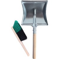 Garronda Kehrschaufel Set Kehrgarnitur aus Metall und Synthetik Handfeger mit kurzem Griff Kehrblech Kehrbesen für Haushalt nützliches Set Handfeger Garronda Kehrschaufel Set Kehrgarnitur aus Metall und Synthetik Handfeger mit kurzem Griff Kehrblech Kehrbesen für Haushalt nützliches Set Handfeger von GARRONDA