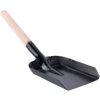 Garronda Kohleschaufel Metallschaufel Kehrschaufel Kohlenschaufel für Kamin Größe: 54 x 15 cm GD-0008 (Schwarz) von GARRONDA
