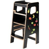 Garronda Lernturm ab 1 Jahr Tritthocker Kinder Kinderhocker Learning Tower Sicherer Montessori Spielzeug ab 1 Jahr Kinder Schwarz GD-0056 Garronda Lernturm ab 1 Jahr Tritthocker Kinder Kinderhocker Learning Tower Sicherer Montessori Spielzeug ab 1 Jahr Kinder Schwarz GD-0056 von GARRONDA