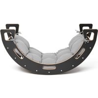 Garronda Set 2 in 1 Kletterbogen mit Kissen Montessori Spielzeug ab 1 Jahr GD-0059 (Schwarz Kletterbogen mit Kissen) von GARRONDA