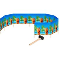 Garronda Strand Windschutz Sichtschutz 12m lang Plus Gummihammer GAEX001 (Surfbretter, 12m) von GARRONDA