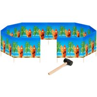Garronda Strand Windschutz Sichtschutz 15m lang Plus Gummihammer GAEX001 (Surfbretter, 15m) von GARRONDA