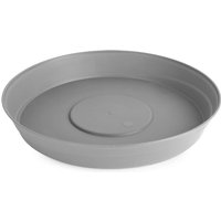 Garronda Untersetzer Blumentopf aus Kunststoff 1 Stück oder 3er Pack Plastik Pflanztopf Pflanzen Untersetzer rund für Pflanztöpfe GD-0023 (Grau, ⌀ von GARRONDA