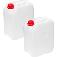Garronda Wasserkanister Camping BPA-frei Lebensmittelecht Wasserbehälter Kanister 5L Wassertank Camping Zubehör Outdoor Wasserkanister 5L 2er Pack von GARRONDA