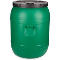 Garronda Weithalsfass 220 Liter Futtertonne mit Deckel ohne Dichtung– BPA-freier HDPE Futterbehälter für Wasser, Lagerung, Tierfutter, Sauerkraut und von GARRONDA