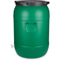 Garronda Weithalsfass 250 Liter Futtertonne mit Deckel ohne Dichtung– BPA-freier HDPE Futterbehälter für Wasser, Lagerung, Tierfutter, Sauerkraut und Garronda Weithalsfass 250 Liter Futtertonne mit Deckel ohne Dichtung– BPA-freier HDPE Futterbehälter für Wasser, Lagerung, Tierfutter, Sauerkraut und von GARRONDA