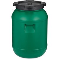 Garronda Weithalsfass 30 Liter Futtertonne mit Deckel ohne Dichtung– BPA-freier HDPE Futterbehälter für Wasser, Lagerung, Tierfutter, Sauerkraut und von GARRONDA