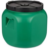 Garronda Weithalsfass 40 Liter Futtertonne mit Deckel ohne Dichtung– BPA-freier HDPE Futterbehälter für Wasser, Lagerung, Tierfutter, Sauerkraut und von GARRONDA