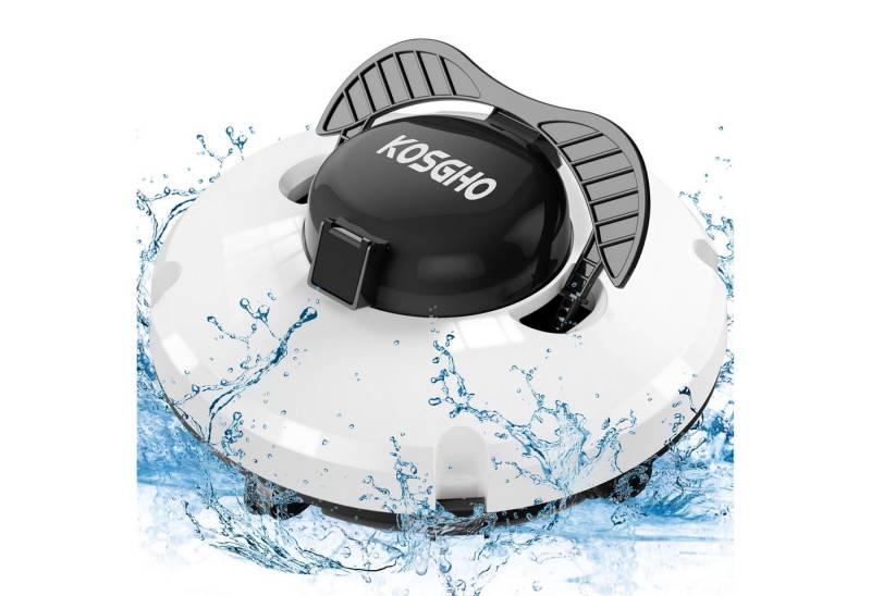 GARRYFIZH Poolroboter Roboter-Poolreiniger Schwimmbad Reiniger Kabellos Poolsauger IPX8, Drahtloses Design, Extra großer Lufteinlass von GARRYFIZH