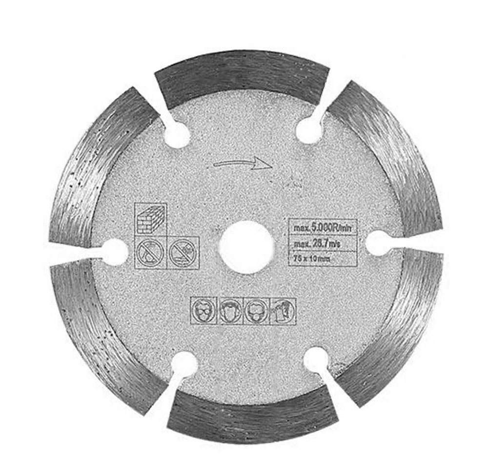 GARRYFIZH Schleifscheibe 3 Zoll Dolomit 75 * 1,2 * 10 mm Schleifscheibe, 3 Zoll, Dolomit, 75 * 1,2 * 10 mm, Schleifscheibe von GARRYFIZH