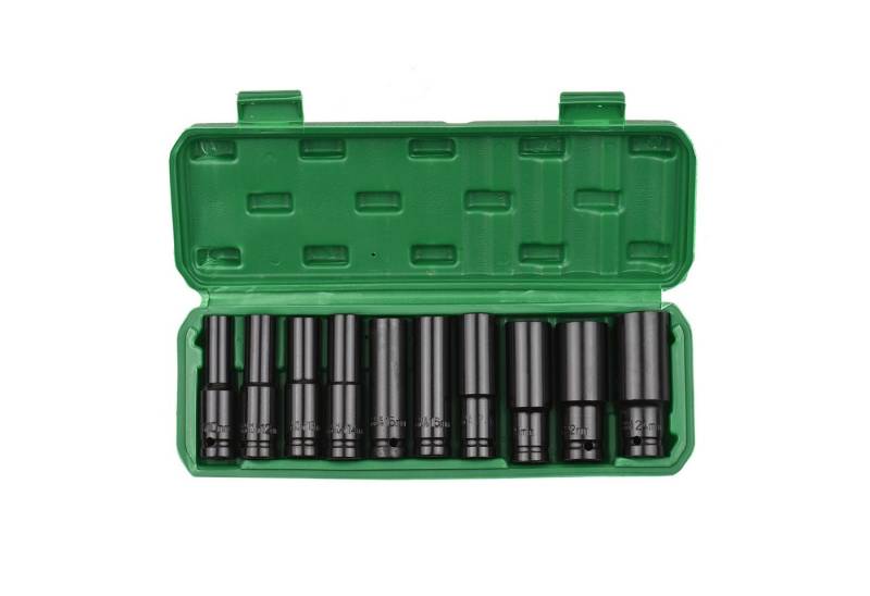 GARRYFIZH Steckschlüssel 10-24 mm Elektroschlüssel-Steckschlüssel-Set, 10-teilig, Hochfestes, schlagfestes CR-V mit verbesserter Stabilitätskonstruktion von GARRYFIZH