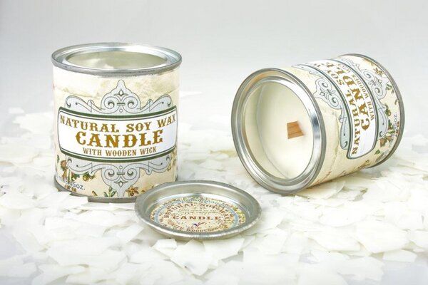 GARTDA Designer Sojawachskerzen, 250 ml - Ohne Duft von GARTDA
