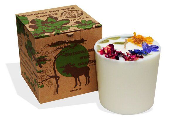 GARTDA Sojawachskerze mit Duft – 350ml von GARTDA