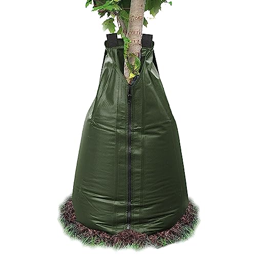 GARTENTECH Baumbewässerungssack 75 Liter Wassersack für Bäume Bewässerungssack für Bäume Bewässerung Baum robustes PE Gewebe UV Beständig von GARTENTECH