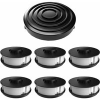 Ersatz Fadenspulen Mähspulen mit Haube Spulendeckel passend für aldi Gardenline glr glt Rasentrimmer sowie Einhell Top Craft King Craft von GARTENTEILE®