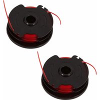 Fadenspule 2er Pack, Ersatzspulen mit jeweils 2 x 3 m Faden, passend für Parkside Rasentrimmer prt 550 A1 - lidl ian 311404 von GARTENTEILE®