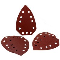 Schleifblätter Set, 5 teilig mit unterschiedlichen Körnungen, passend für Aldi ferrex Akku-Multifunktionswerkzeug (2x K60 2x K120 1x K240) von GARTENTEILE