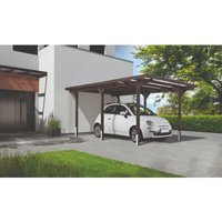 Alpholz Einzelcarport Sizilien aus Holz in Schwarz Schwarz Alpholz Einzelcarport Sizilien aus Holz in Schwarz Schwarz von GARTENTIGER