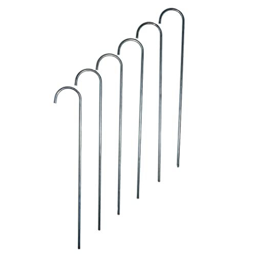 Bodenanker 50 cm aus Stahl 8mm Durchmesser Verzinkt Rostfrei 6 Stück Erdnagel Heringe Zeltnagel zur Sicherung Extrem Stabil und langlebig Wiederverwendbar Effektiv Bodenanker 50 cm aus Stahl 8mm Durchmesser Verzinkt Rostfrei 6 Stück Erdnagel Heringe Zeltnagel zur Sicherung Extrem Stabil und langlebig Wiederverwendbar Effektiv von GARTHEIN