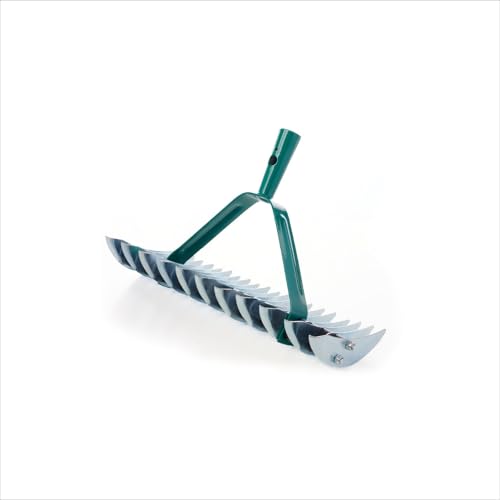 Hand-Vertikutierer Rasenlüfter 32 Klingen aus Metall rostfrei und stabil Unkrautentferner Bodenbelüfter Harke Gartenzubehör Hand-Vertikutierer Rasenlüfter 32 Klingen aus Metall rostfrei und stabil Unkrautentferner Bodenbelüfter Harke Gartenzubehör von GARTHEIN