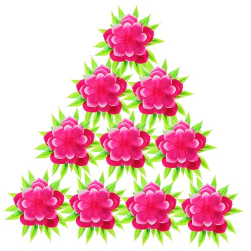 GARVALON Kreative Sushi Platte Mit Blumenornamenten 10 Stück Künstliche Blume Servierteller Dekoration Für Restaurant Hotel Und Zuhause Realistische Tischdekoration GARVALON Kreative Sushi Platte Mit Blumenornamenten 10 Stück Künstliche Blume Servierteller Dekoration Für Restaurant Hotel Und Zuhause Realistische Tischdekoration von GARVALON