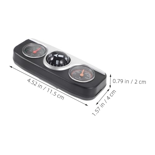 GARVALON 2 Stück Auto Dashboard Kompass Thermometer Hygrometer Multifunktional Präzise Navigation Innenraumzubehör für Fahrzeug Boot GARVALON 2 Stück Auto Dashboard Kompass Thermometer Hygrometer Multifunktional Präzise Navigation Innenraumzubehör für Fahrzeug Boot von GARVALON